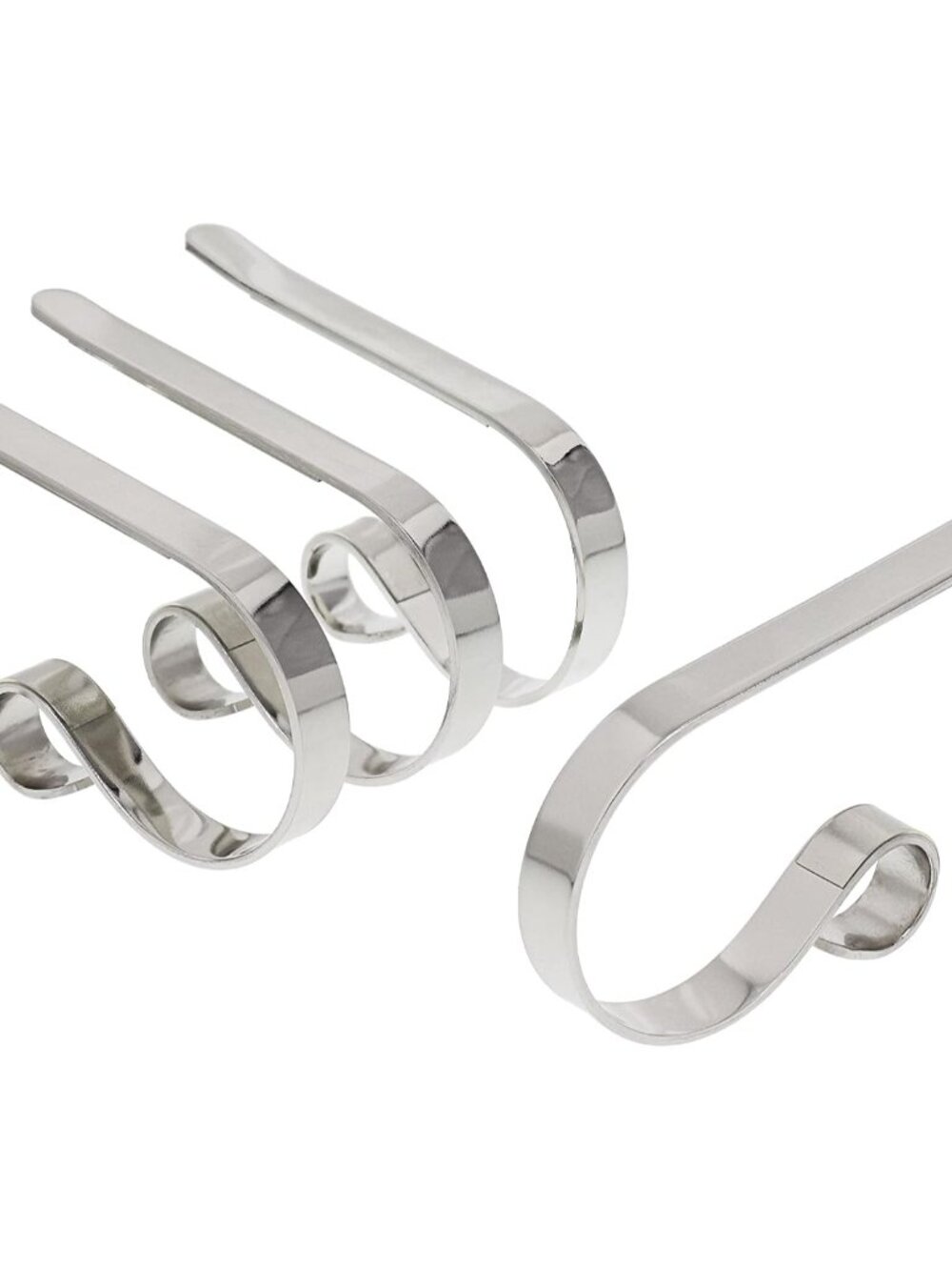 The Original MantleClip Stocking Holder 4 Pack - Hang Christmas Stockings Safely